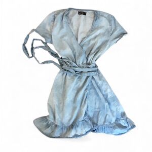 Denim Wrap Dress Sz XS